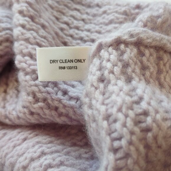 Lisa Todd 100% Cashmere Crop High Neck Sweater Bell Cuffs Boho Romantic Sz Small - Picture 9 of 9